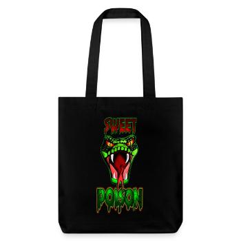 poison (poison) - Tote bag épais recyclé Stanley/Stella - noir - Devant