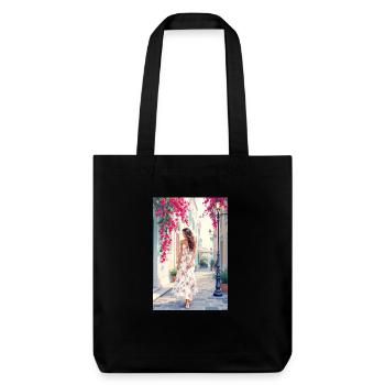 Mediterranean elegance – summer flair - Stanley/Stella Heavyweight Recycled Tote Bag - black - Front