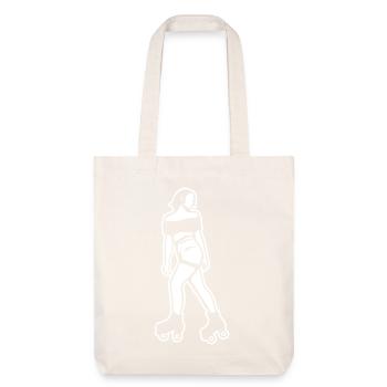 Roller Skates Girls - Stanley/Stella Heavyweight Recycled Tote Bag - natural white - Front