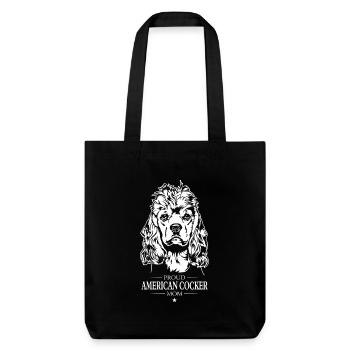 American Cocker Maman Chiens Cocker Spaniel Wilsigns - Tote bag épais recyclé Stanley/Stella - noir - Devant