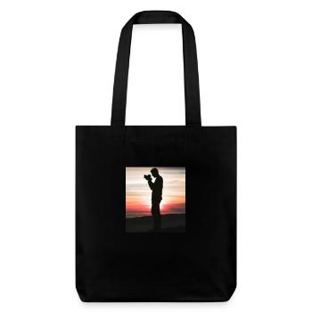 High pose - Stanley/Stella Heavyweight Recycled Tote Bag - black - Front