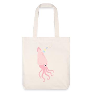 Unicorn Squid Tintenfisch Einhorn - Stanley/Stella Heavyweight Recycled Tote Bag - natural white - Front