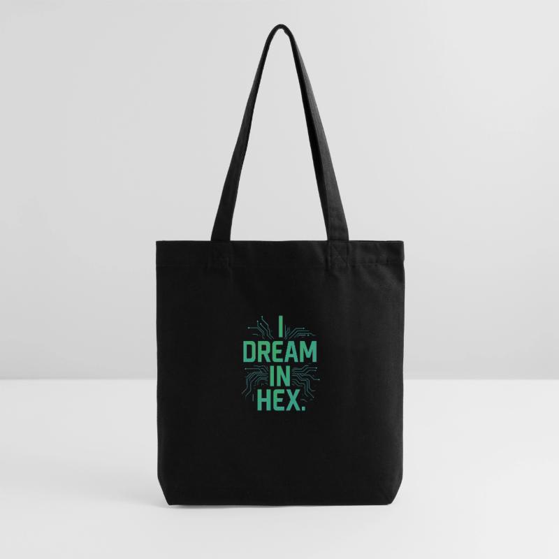 I Dream in Hex – Nerdy Coder T-Shirt for Devs Stanley/Stella Heavyweight Recycled Tote Bag