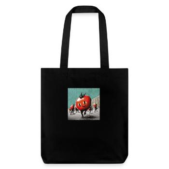 Mars des tomates - Tote bag épais recyclé Stanley/Stella - noir - Devant
