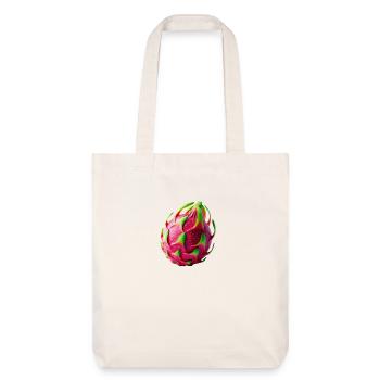 Dragon Fruit – Tropical Masterpiece - Stanley/Stella Heavyweight Recycled Tote Bag - natural white - Front