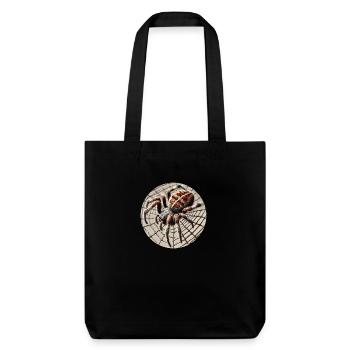 Araignée croisée - Tote bag épais recyclé Stanley/Stella - noir - Devant