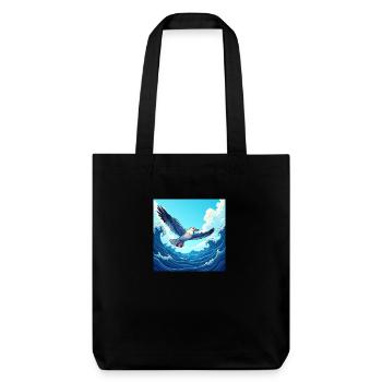 Hello, to the harbor tour - Stanley/Stella Heavyweight Recycled Tote Bag - black - Front