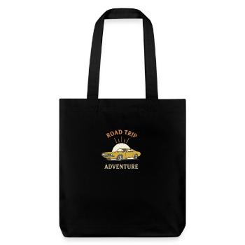 Road Trip - Aventures - Tote bag épais recyclé Stanley/Stella - noir - Devant