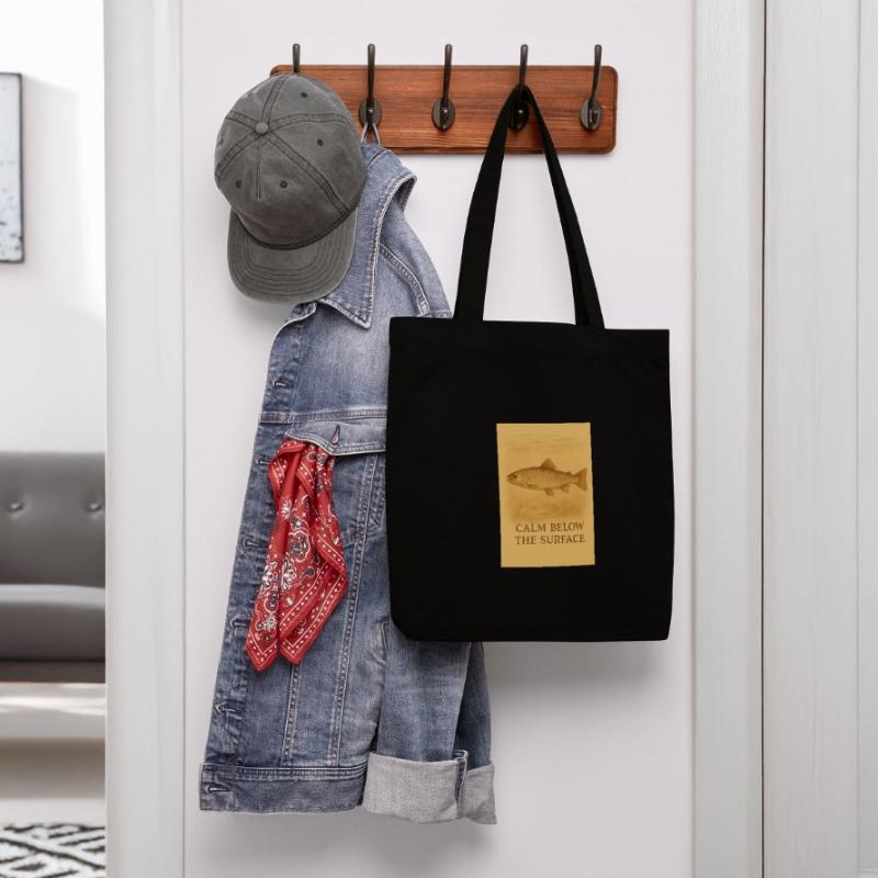 Empreinte de truite calme sous la surface Tote bag épais recyclé Stanley/Stella