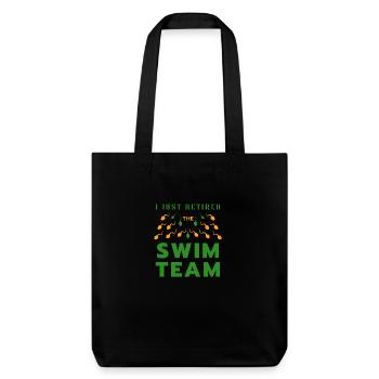 C’est drôle, je viens de prendre ma retraite de l’équipe de natation après la vasectomie - Tote bag épais recyclé Stanley/Stella - noir - Devant