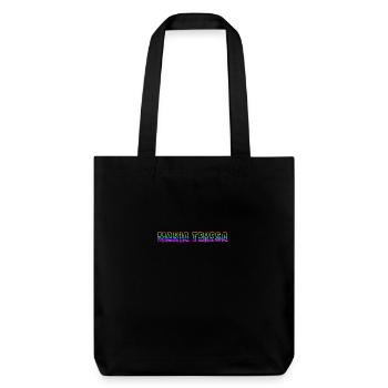 maria teresa rs regenbogen - Stanley/Stella recycelter Heavyweight Stoffbeutel - Schwarz - Vorne