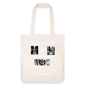 Alone in the City — Urban Noir - Stanley/Stella Heavyweight Recycled Tote Bag - natural white - Front