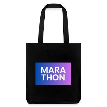 Conception de chemise dégradée Marathon - Tote bag épais recyclé Stanley/Stella - noir - Devant