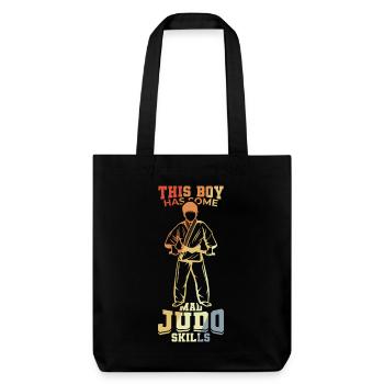 Enfant de judo - Tote bag épais recyclé Stanley/Stella - noir - Devant