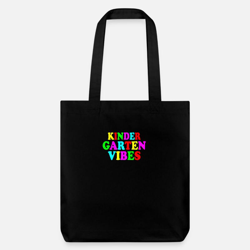 kindergarten vibes - Tote bag épais recyclé Stanley/Stella - noir