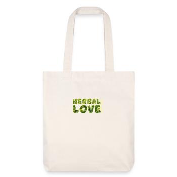 Moutarde d’amour à base de plantes - Tote bag épais recyclé Stanley/Stella - blanc cassé - Devant