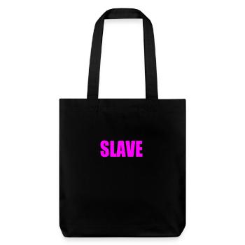 Slave - Stanley/Stella recycelter Heavyweight Stoffbeutel - Schwarz - Vorne