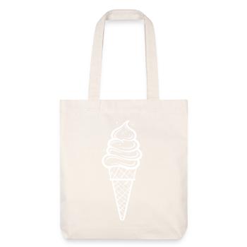 Croquis de crème glacée - Tote bag épais recyclé Stanley/Stella - blanc cassé - Devant