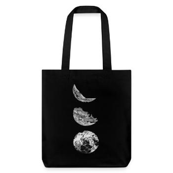 phases de lune - Tote bag épais recyclé Stanley/Stella - noir - Devant