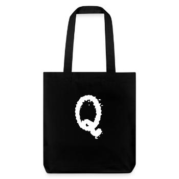 Q - Stanley/Stella Heavyweight Recycled Tote Bag - black - Front