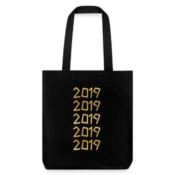 2019 - Tote bag épais recyclé Stanley/Stella - noir - Devant