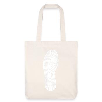 Art de randonnée à empreinte concentrique Camping de randonnée - Tote bag épais recyclé Stanley/Stella - blanc cassé - Devant