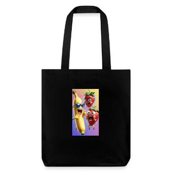 Berry Confusion - Stanley/Stella Heavyweight Recycled Tote Bag - black - Front