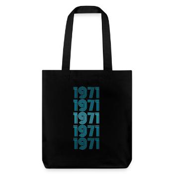 Single 1971 - Stanley/Stella Heavyweight Recycled Tote Bag - black - Front