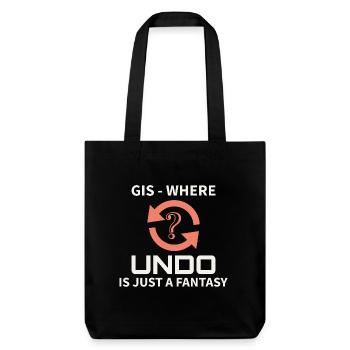 GIS Undo Fantasy Data Mapping Errors - Stanley/Stella Heavyweight Recycled Tote Bag - black - Front