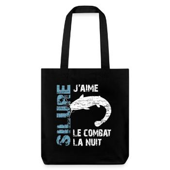 Pêche au silure Combat avec le silure Pêche sporti - Tote bag épais recyclé Stanley/Stella - noir - Devant