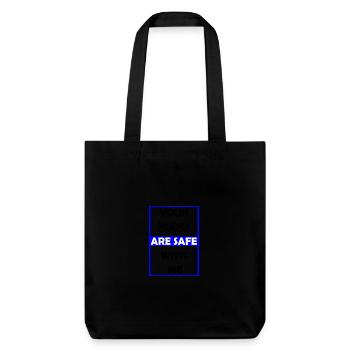 Your Nudes Are Safe With Me - Tote bag épais recyclé Stanley/Stella - noir - Devant
