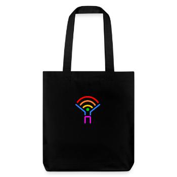Lgbt - Stanley/Stella recycelter Heavyweight Stoffbeutel - Schwarz - Vorne