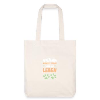 Pomeranian - Stanley/Stella Heavyweight Recycled Tote Bag - natural white - Front