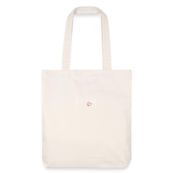 Florence Skyline Italy Heartbeat I Love Firenze - Stanley/Stella Heavyweight Recycled Tote Bag - natural white - Front