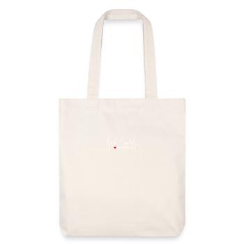 Florence Skyline Italy Heartbeat I Love Firenze - Stanley/Stella Heavyweight Recycled Tote Bag - natural white - Front
