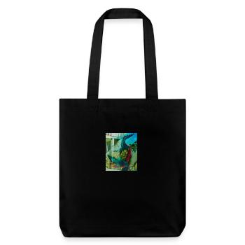 Crocodile Mural, Mexico City - Stanley/Stella Heavyweight Recycled Tote Bag - black - Front