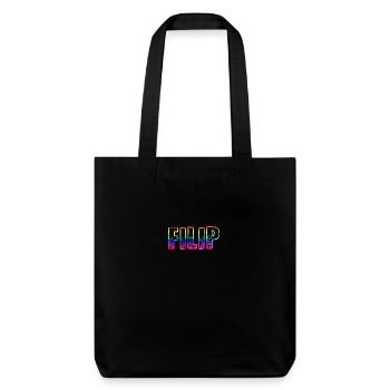 filip rs arc-en-ciel - Tote bag épais recyclé Stanley/Stella - noir - Devant