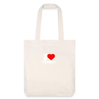 I love femboy - Tote bag épais recyclé Stanley/Stella - blanc cassé - Devant