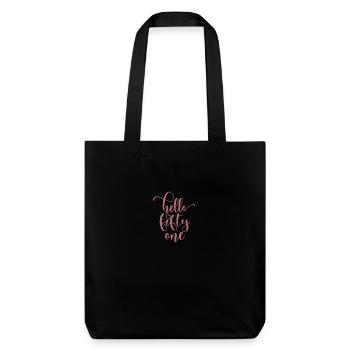 Bonjour Fifty One Mignon 51 ans Anniversaire - Tote bag épais recyclé Stanley/Stella - noir - Devant