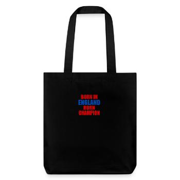 born in england born champion - angleterre - Tote bag épais recyclé Stanley/Stella - noir - Devant