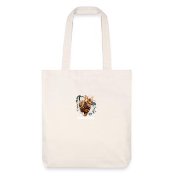 Bengal Cat - Stanley/Stella Heavyweight Recycled Tote Bag - natural white - Front