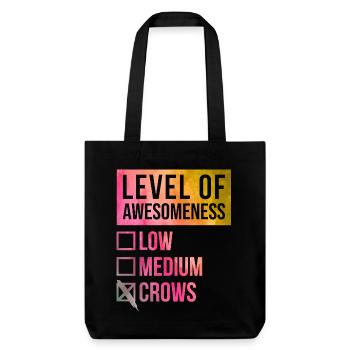 Crow - Stanley/Stella Heavyweight Recycled Tote Bag - black - Front