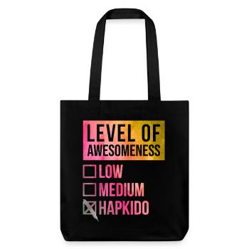 feliz - Bolsa de tela heavyweight recycled Stanley/Stella - negro - delante