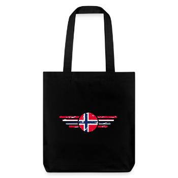 I Love Norway, Elegance Style Design T-Shirt - Stanley/Stella Heavyweight Recycled Tote Bag - black - Front