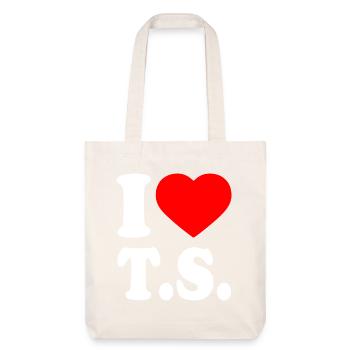 I love ts - Tote bag épais recyclé Stanley/Stella - blanc cassé - Devant