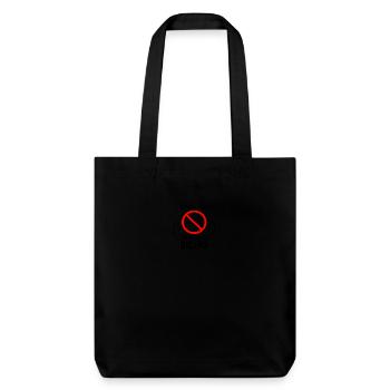Smoking shrinks the biceps - Tote bag épais recyclé Stanley/Stella - noir - Devant