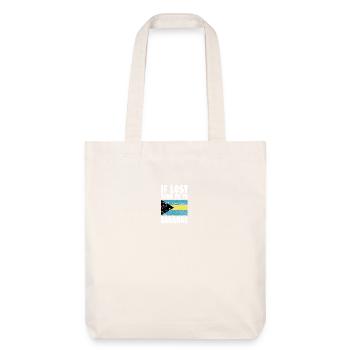 Drapeau des Bahamas - Tote bag épais recyclé Stanley/Stella - blanc cassé - Devant