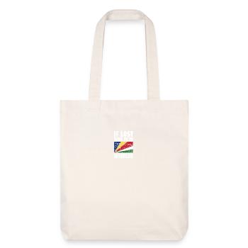 Drapeau des Seychelles - Tote bag épais recyclé Stanley/Stella - blanc cassé - Devant