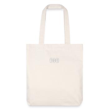 Birthday Vintage 1991 Barbed Wire - Stanley/Stella Heavyweight Recycled Tote Bag - natural white - Front