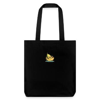 Avocado Guacamole Taco Fiesta - Stanley/Stella Heavyweight Recycled Tote Bag - black - Front